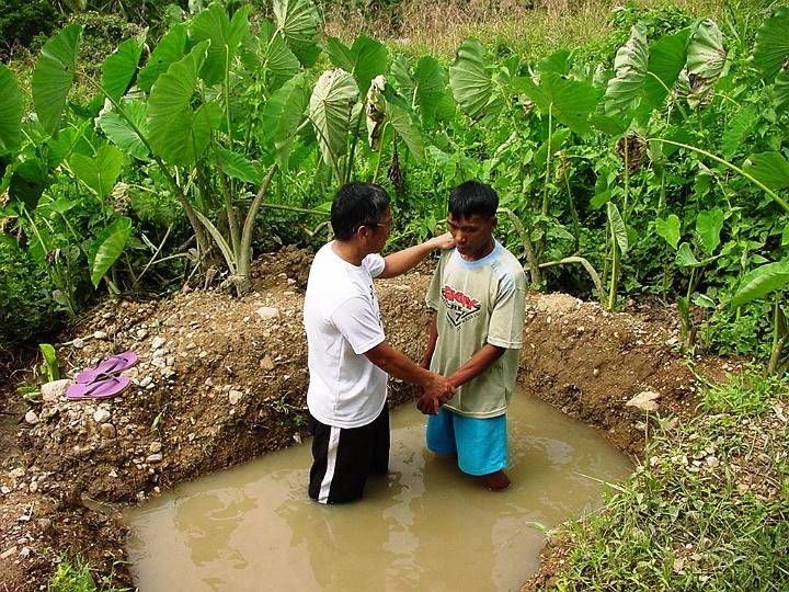 Baptism of Lustino Kinglon